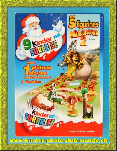 Le jeu - Kinder -  MADAGASCAR 2 r.