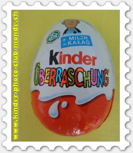 Kinder UBERRASCHUNG - du Luxembourg  2014 ( un joueur blond