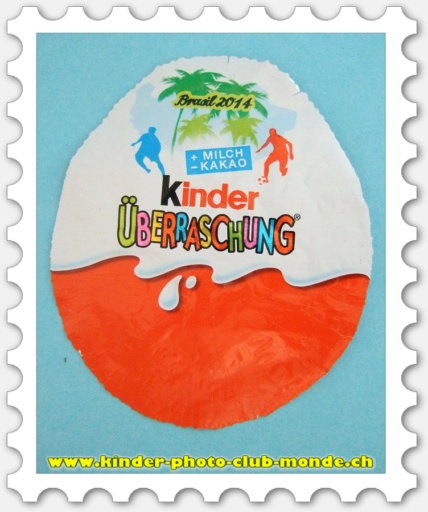 ALU - Kinder �BERRASCHUNG Luxembourg 2014 ( Brasil 2014