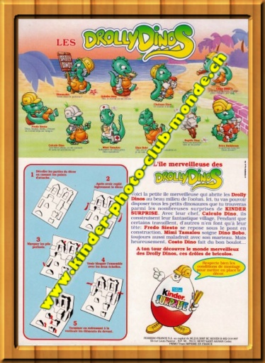 DIORAMA - Les DROLLY DINOS 1996.